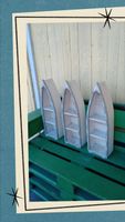 Petit bateau décoratif,Schiff`s Wandregal deko zum Liebhaben